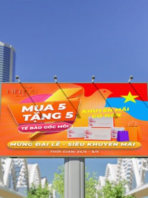 Thiết kế Banner chương trình, sự kiện Siêu khuyến mãi, Khai trương
