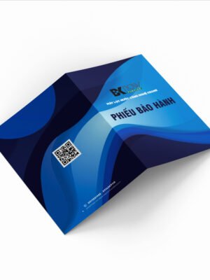 Thiết kế phiếu bảo hành sản phẩm máy lọc nước