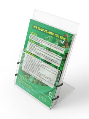 Thiết kế tờ rơi sản phẩm Nông nghiệp màu xanh