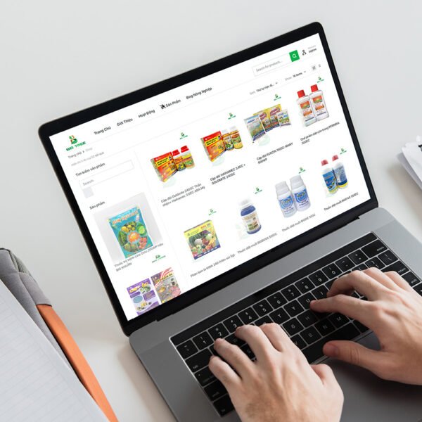 Thiết kế website công ty Nông nghiệp phong cách hiện đại