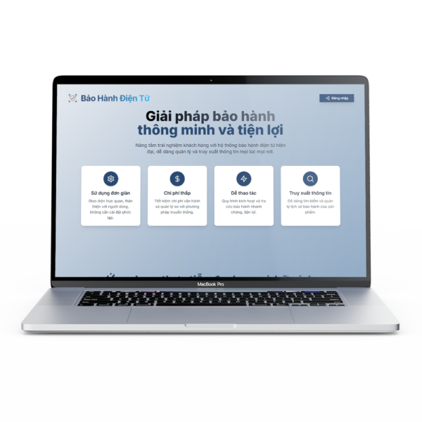 Thiết kế website giao diện phần mềm ứng dụng hiện đại