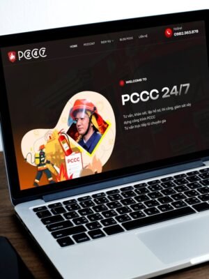 Thiết kế trang web dịch vụ tư vấn, thi công phòng cháy chữa cháy