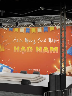 Thiết kế phông nền, backdrop sự kiện sinh nhật