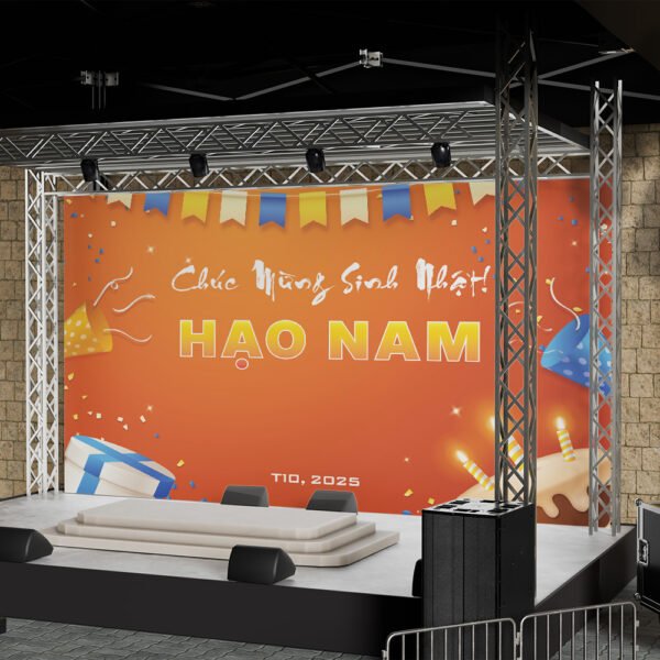 Thiết kế phông nền, backdrop sự kiện sinh nhật