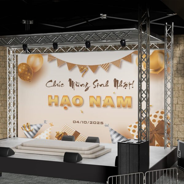 Thiết kế phông nền, backdrop sự kiện sinh nhật - Hình ảnh 2