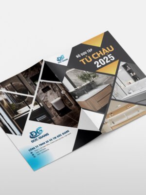 Thiết kế catalogue tủ chậu nhà tắm