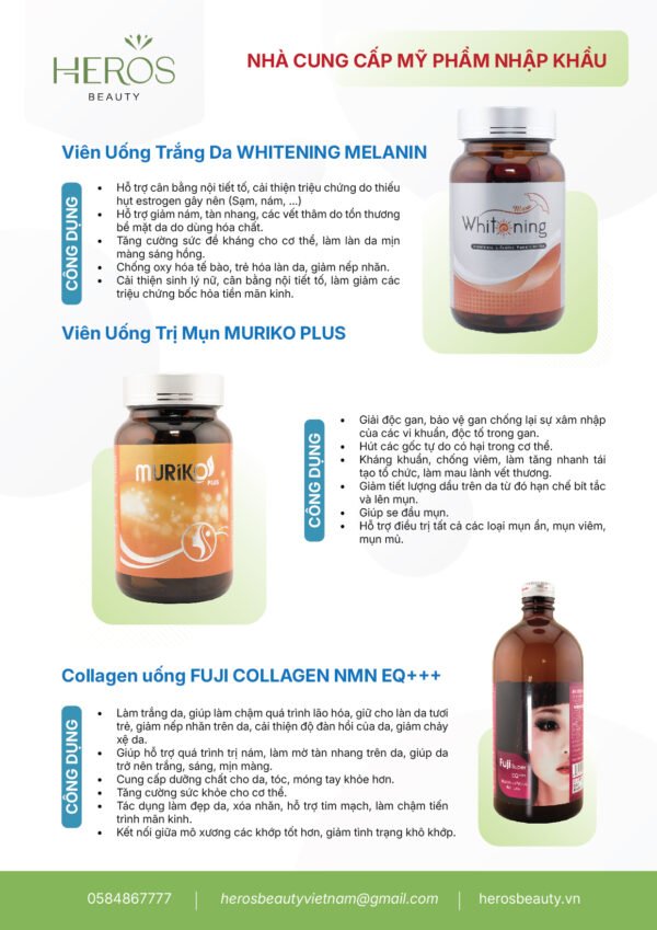 Thiết kế tờ rơi mỹ phẩm nhập khẩu màu xanh nhạt - Hình ảnh 3