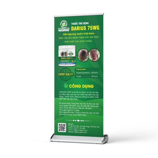 Thiết kế Standee sự kiện Hội thảo Nông nghiệp, Bảo vệ thực vật màu xanh - Hình ảnh 3