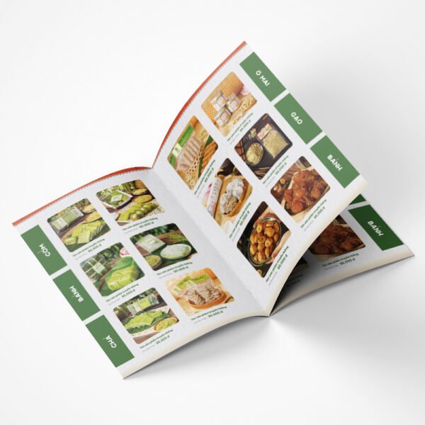 Thiết kế Catalog sản phẩm Nông sản, OCOP, Cốm, Đặc sản truyền thống - Hình ảnh 4
