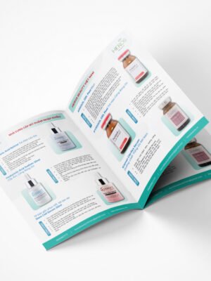 Thiết kế Catalog mỹ phẩm tông màu nhẹ nhàng