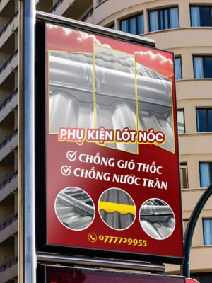 Thiết kế poster biển quảng cáo treo cột