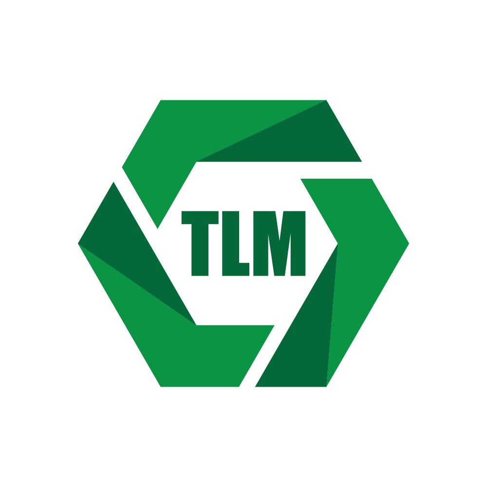 Thiết kế logo TLM màu xanh lá cây - Ảnh 2