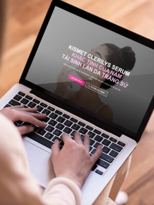 Thiết kế trang web giới thiệu sản phẩm landing page mỹ phẩm